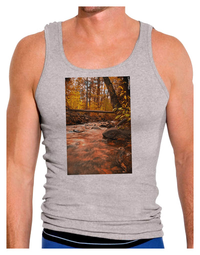 Mt Shavano Colorado Mens Ribbed Tank Top-Mens Ribbed Tank Top-TooLoud-Heather-Gray-Small-Davson Sales