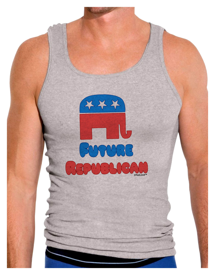 Future Republican Mens Ribbed Tank Top-Mens Ribbed Tank Top-TooLoud-White-Small-Davson Sales