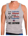 Libertarian Against Authority Abuse Mens Ribbed Tank Top-Mens Ribbed Tank Top-TooLoud-Heather-Gray-Small-Davson Sales