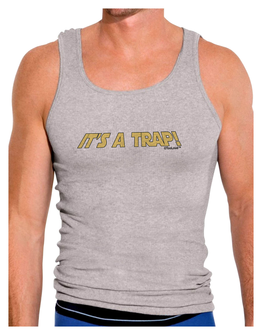 It is a Trap Mens Ribbed Tank Top-Mens Ribbed Tank Top-TooLoud-White-Small-Davson Sales