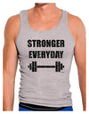 Stronger Everyday Gym Workout Mens Ribbed Tank Top-Mens Ribbed Tank Top-TooLoud-Heather-Gray-Small-Davson Sales