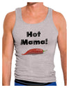 Hot Mama Chili Pepper Mens Ribbed Tank Top-Mens Ribbed Tank Top-TooLoud-Heather-Gray-Small-Davson Sales