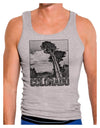 Colorado Landscape Text BW Mens Ribbed Tank Top-Mens Ribbed Tank Top-TooLoud-Heather-Gray-Small-Davson Sales