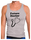 Future Doctor Mens Ribbed Tank Top-Mens Ribbed Tank Top-TooLoud-Heather-Gray-Small-Davson Sales