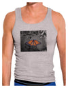 Monarch Butterfly Photo Mens Ribbed Tank Top-Mens Ribbed Tank Top-TooLoud-Heather-Gray-Small-Davson Sales