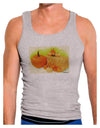 Fall Pumpkin Scene Mens Ribbed Tank Top-Mens Ribbed Tank Top-TooLoud-Heather-Gray-Small-Davson Sales