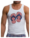 Stars and Stripes Flip Flops Mens Ribbed Tank Top-Mens Ribbed Tank Top-TooLoud-White-Small-Davson Sales