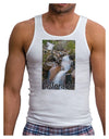 Colorado Waterfall Scene Text Mens Ribbed Tank Top-Mens Ribbed Tank Top-TooLoud-White-Small-Davson Sales