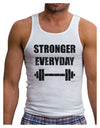 Stronger Everyday Gym Workout Mens Ribbed Tank Top-Mens Ribbed Tank Top-TooLoud-White-Small-Davson Sales