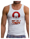 Down Like a Clown Mens Ribbed Tank Top-Mens Ribbed Tank Top-TooLoud-White-Small-Davson Sales