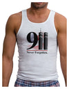 911 Never Forgotten Mens Ribbed Tank Top-Mens Ribbed Tank Top-TooLoud-White-XX-Large-Davson Sales