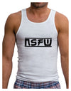 NSFW Not Safe For Work Mens Ribbed Tank Top by TooLoud-Mens Ribbed Tank Top-TooLoud-White-Small-Davson Sales