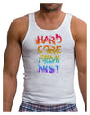 Hardcore Feminist - Rainbow Mens Ribbed Tank Top-Mens Ribbed Tank Top-TooLoud-White-Small-Davson Sales