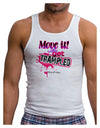 Move It Or Get Trampled Mens Ribbed Tank Top-Mens Ribbed Tank Top-TooLoud-White-Small-Davson Sales