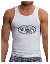Lucille Slugger Logo Mens Ribbed Tank Top by TooLoud-Mens Ribbed Tank Top-TooLoud-White-Small-Davson Sales