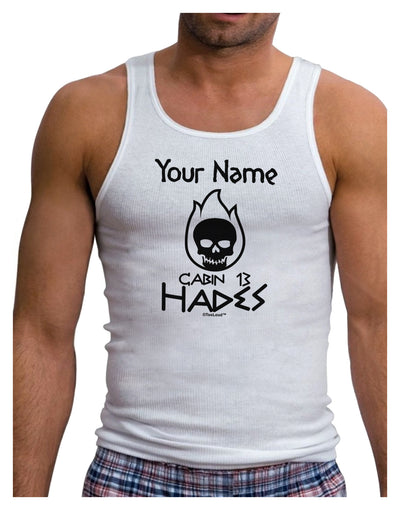 Personalized Cabin 13 Hades Mens Ribbed Tank Top-Mens Ribbed Tank Top-TooLoud-White-Small-Davson Sales