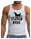 Sleigh Ride BnW Mens Ribbed Tank Top-Mens Ribbed Tank Top-TooLoud-White-Small-Davson Sales