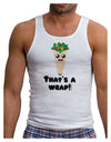 Thats A Wrap Cute Wrap Mens Ribbed Tank Top-Mens Ribbed Tank Top-TooLoud-White-Small-Davson Sales