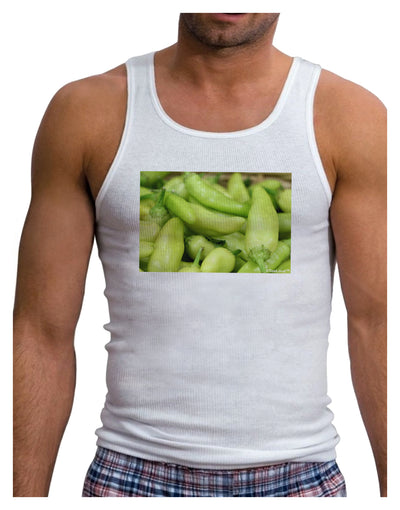 Buy Local - Jalapenos Mens Ribbed Tank Top-Mens Ribbed Tank Top-TooLoud-White-Small-Davson Sales