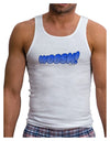 Onomatopoeia WOOSH Mens Ribbed Tank Top-Mens Ribbed Tank Top-TooLoud-White-Small-Davson Sales