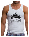 Personalized Princess -Name- Design Mens Ribbed Tank Top-Mens Ribbed Tank Top-TooLoud-White-Small-Davson Sales