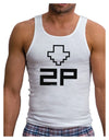 Player Two Selection Icon Mens Ribbed Tank Top-Mens Ribbed Tank Top-TooLoud-White-Small-Davson Sales