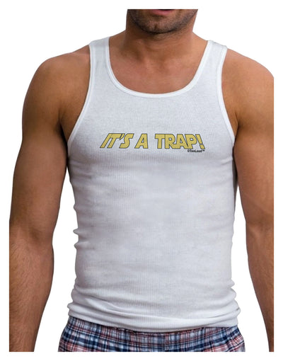 It is a Trap Mens Ribbed Tank Top-Mens Ribbed Tank Top-TooLoud-White-Small-Davson Sales