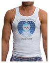 Personalized My First Christmas Snowbaby Blue Mens Ribbed Tank Top-Mens Ribbed Tank Top-TooLoud-White-Small-Davson Sales