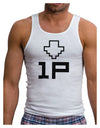 Player One Couples Design Mens Ribbed Tank Top-Mens Ribbed Tank Top-TooLoud-White-Small-Davson Sales