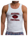 Arizona Football Mens Ribbed Tank Top by TooLoud-Mens Ribbed Tank Top-TooLoud-White-Small-Davson Sales