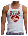 Burritos Are the Way To My Heart Mens Ribbed Tank Top-Mens Ribbed Tank Top-TooLoud-White-Small-Davson Sales