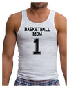 Basketball Mom Jersey Mens Ribbed Tank Top-Mens Ribbed Tank Top-TooLoud-White-Small-Davson Sales