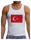 Turkey Flag Mens Ribbed Tank Top by TooLoud-Mens Ribbed Tank Top-TooLoud-White-Small-Davson Sales