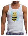 Cute Bee Mens Ribbed Tank Top-Mens Ribbed Tank Top-TooLoud-White-Small-Davson Sales