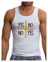 Charlie Charlie Challenge Mens Ribbed Tank Top-Mens Ribbed Tank Top-TooLoud-White-Small-Davson Sales