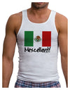 Mexcellent - Mexican Flag Mens Ribbed Tank Top-Mens Ribbed Tank Top-TooLoud-White-Small-Davson Sales