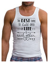 The Best Thing to Hold Onto in Life is Each Other Mens Ribbed Tank Top-Mens Ribbed Tank Top-TooLoud-White-Small-Davson Sales