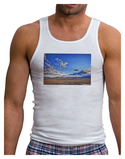 Garden of the Gods Colorado Mens Ribbed Tank Top-Mens Ribbed Tank Top-TooLoud-White-Small-Davson Sales