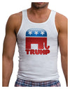 TooLoud Trump Bubble Symbol Mens Ribbed Tank Top-Mens Ribbed Tank Top-TooLoud-White-Small-Davson Sales