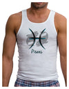 Pisces Symbol Mens Ribbed Tank Top-Mens Ribbed Tank Top-TooLoud-White-Small-Davson Sales