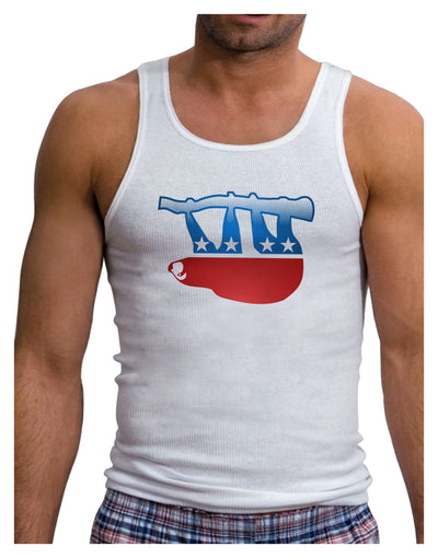 Sloth Political Party Symbol Mens Ribbed Tank Top-Mens Ribbed Tank Top-TooLoud-White-Small-Davson Sales