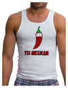 Seventy-Five Percent Mexican Mens Ribbed Tank Top-Mens Ribbed Tank Top-TooLoud-White-Small-Davson Sales