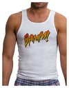 Onomatopoeia BAMM Mens Ribbed Tank Top-Mens Ribbed Tank Top-TooLoud-White-Small-Davson Sales