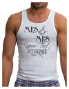 Personalized Mrs and Mrs Lesbian Wedding - Name- Established -Date- Design Mens Ribbed Tank Top-Mens Ribbed Tank Top-TooLoud-White-Small-Davson Sales