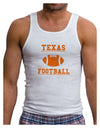 Texas Football Mens Ribbed Tank Top by TooLoud-Mens Ribbed Tank Top-TooLoud-White-Small-Davson Sales
