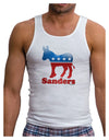 Sanders Bubble Symbol Mens Ribbed Tank Top-Mens Ribbed Tank Top-TooLoud-White-Small-Davson Sales