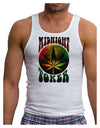 Midnight Toker Marijuana Mens Ribbed Tank Top-Mens Ribbed Tank Top-TooLoud-White-Small-Davson Sales