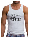 Good Witch - Halloween Distressed Mens Ribbed Tank Top-Mens Ribbed Tank Top-TooLoud-White-Small-Davson Sales