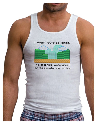 The Gameplay Was Terrible Mens Ribbed Tank Top-Mens Ribbed Tank Top-TooLoud-White-Small-Davson Sales