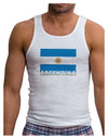 Argentina Flag Mens Ribbed Tank Top-Mens Ribbed Tank Top-TooLoud-White-Small-Davson Sales